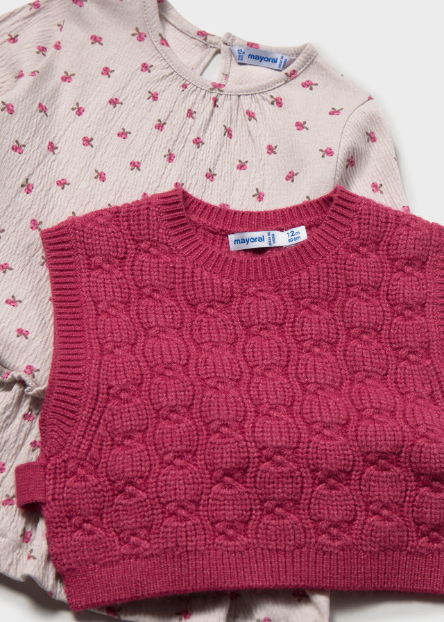 Knitted Vest Dress | #2943