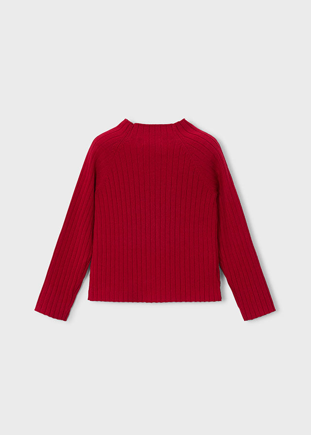 Knit Mockneck | Red 4026