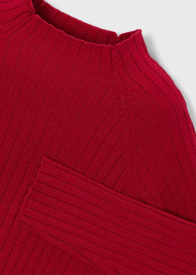 Knit Mockneck | Red 4026