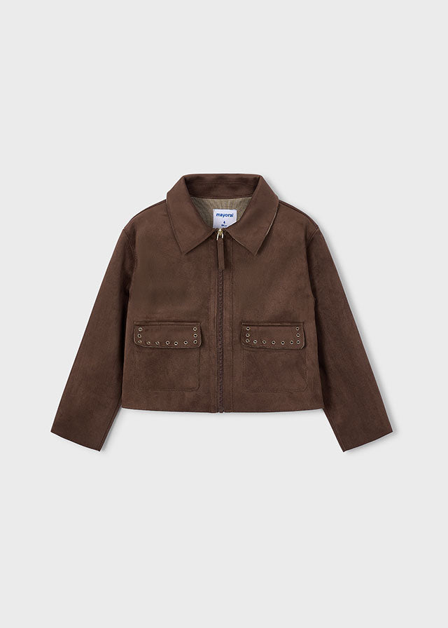 Suede Jacket | Chestnut 4409