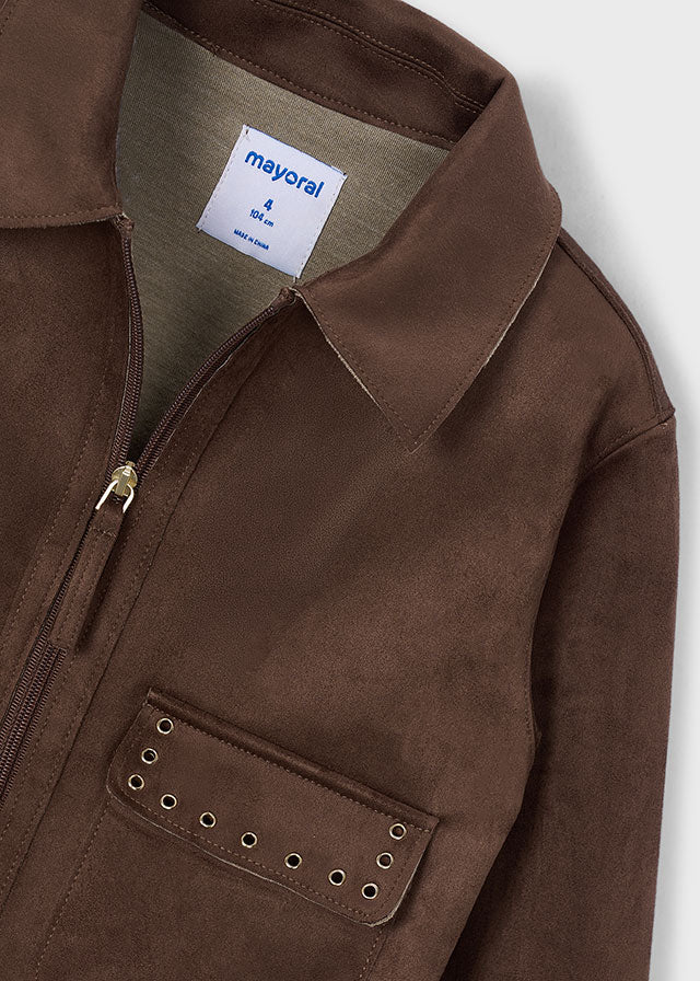 Suede Jacket | Chestnut 4409