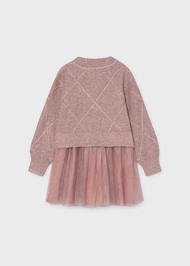 Knit Dress with Bows | H. Quartz 4927