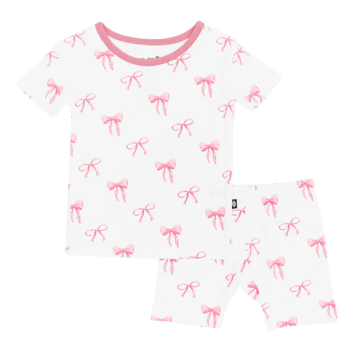Short Sleeve Pajamas in Bow