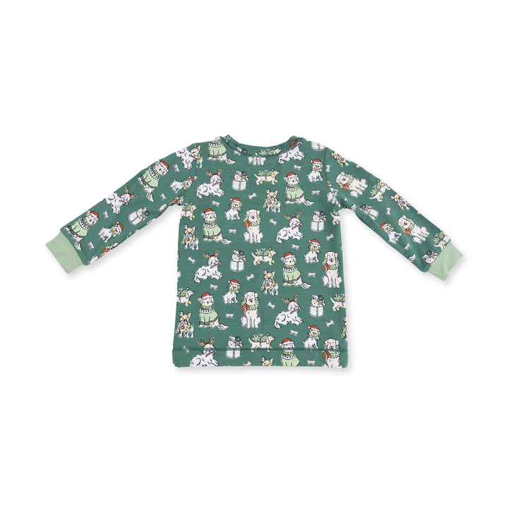 Angel Dear Christmas Dogs Uni Long Sleeve Loungewear Set