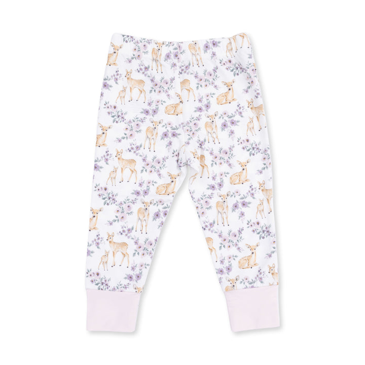 Angel Dear Floral Deer Long Sleeve Loungewear Set