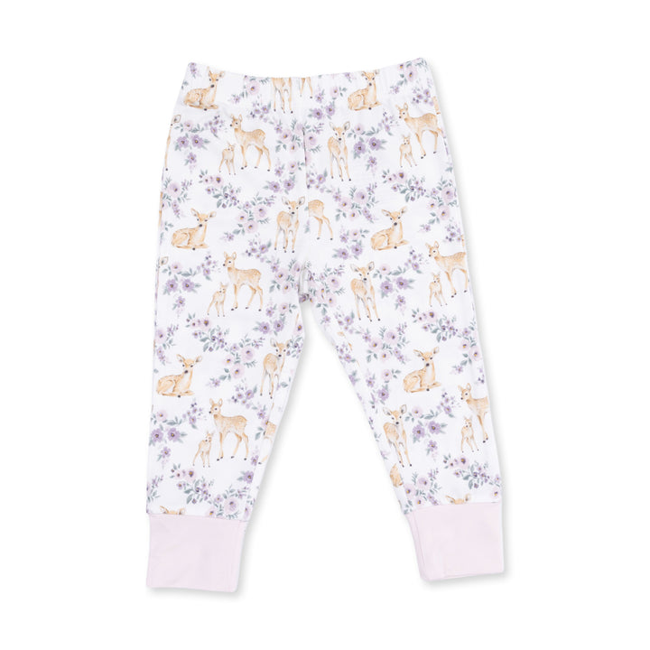 Angel Dear Floral Deer Long Sleeve Loungewear Set