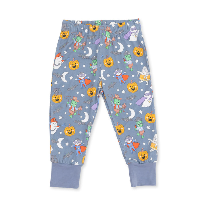 Angel Dear Halloween Monster Dress Up Blue Long Sleeve Loungewear Set