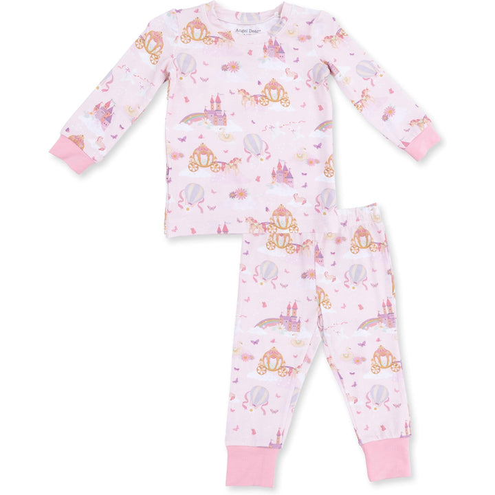 Angel Dear Princess Unicorns & Castle Long Sleeve Loungewear Set