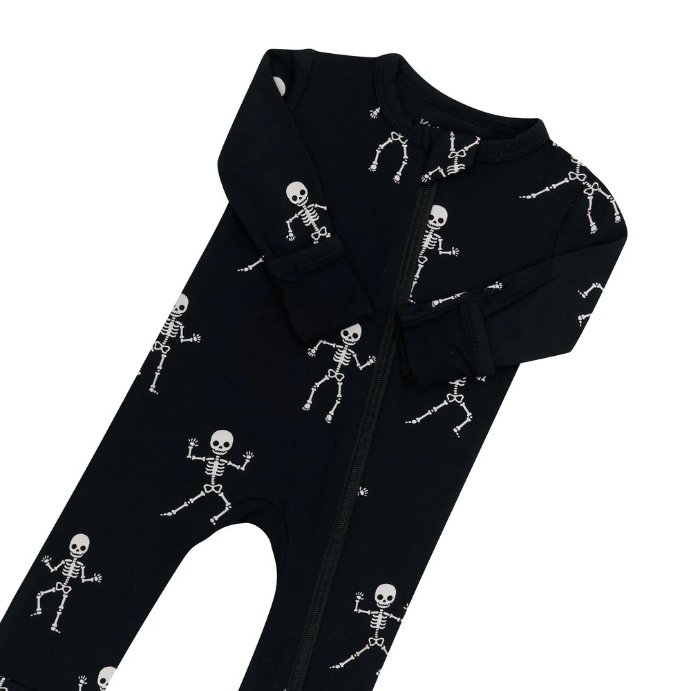 Skeleton Zipper Romper