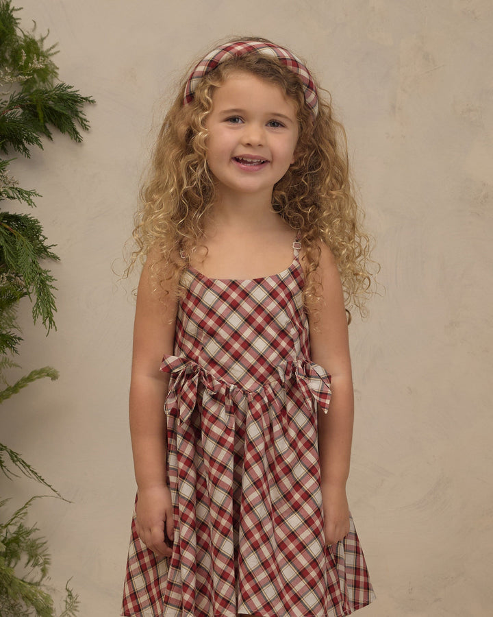 Betsy Dress - Holiday Tartan