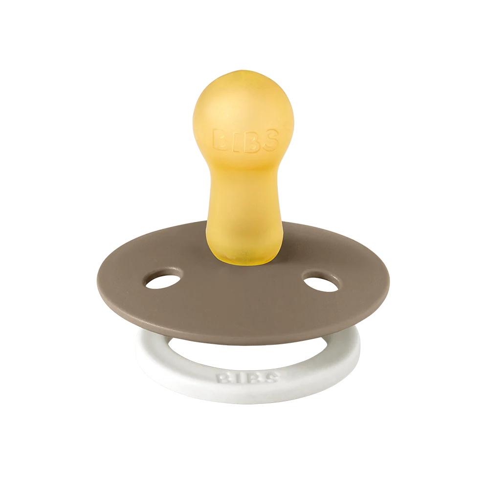 Colour Glow Pacifier 2 Pack - Vanilla/Dark Oak