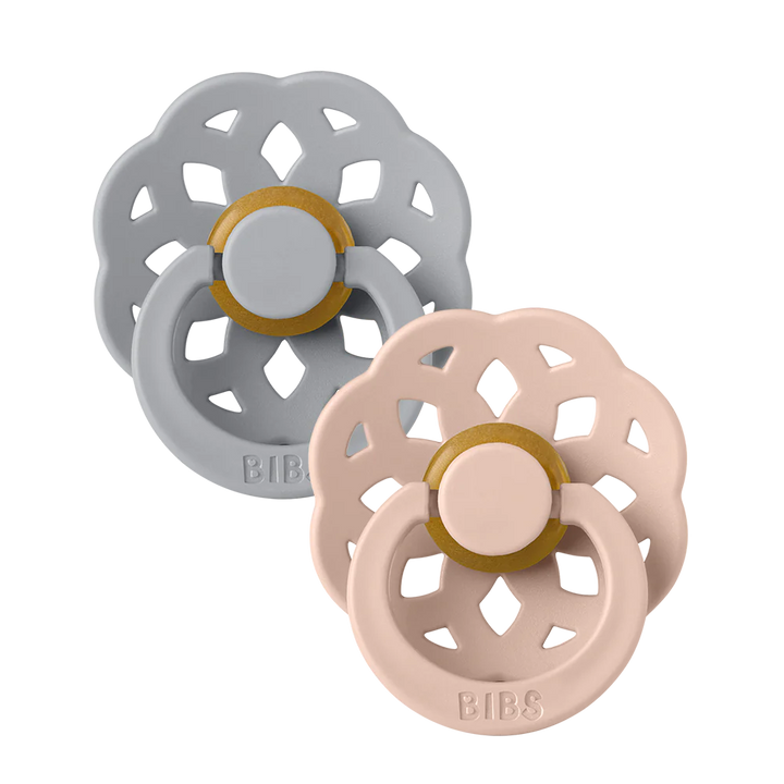 Boheme Pacifier 2 Pack - Cloud/Blush