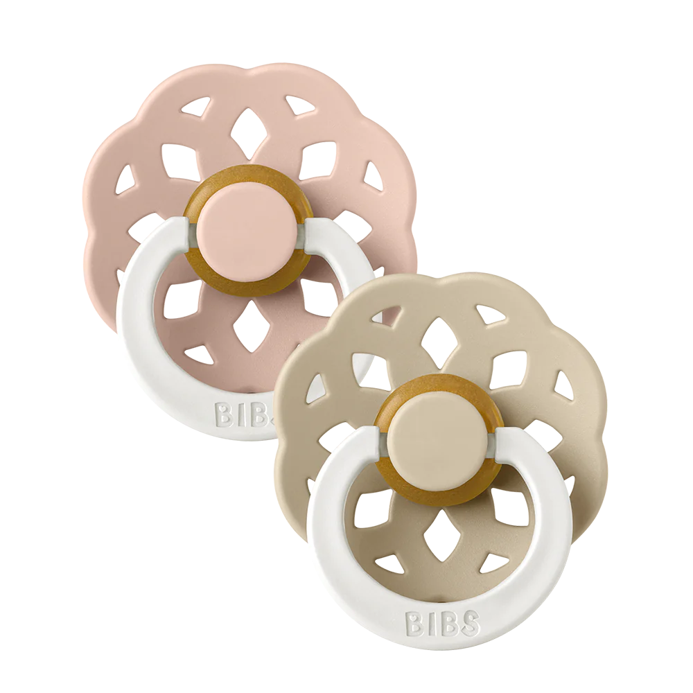 Boheme Glow Pacifier 2 Pack - Blush/Vanilla