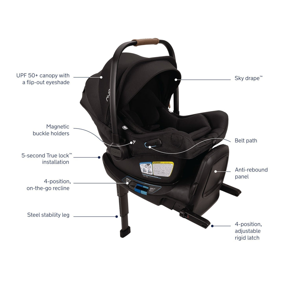 how to put baby in nuna mixx stroller Shop Nuna MIXX Next with Magnetic Buckle + PIPA Aire RX Infant Car Seat wit