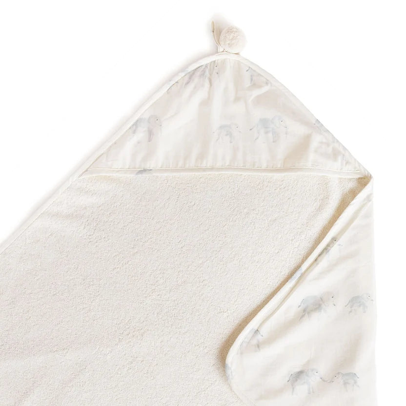 Hooded Towel - Follow Me Elephant