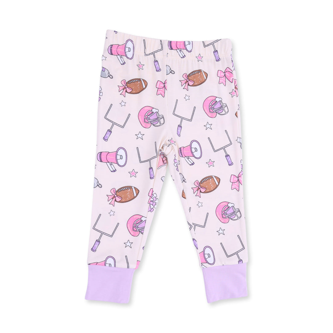 Angel Dear Football Cheer Short Sleeve Loungewear Set
