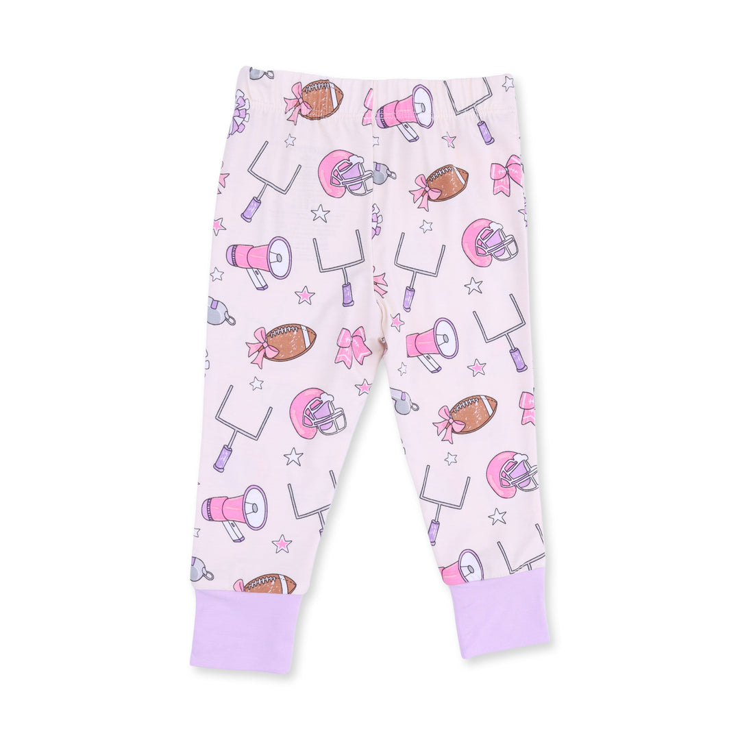 Angel Dear Football Cheer Short Sleeve Loungewear Set
