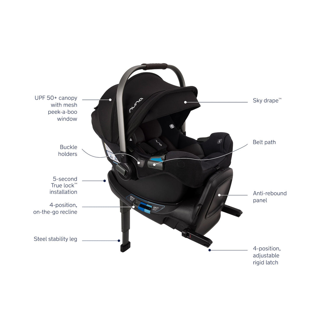 Nuna PIPA RX Infant Car Seat + RELX Base