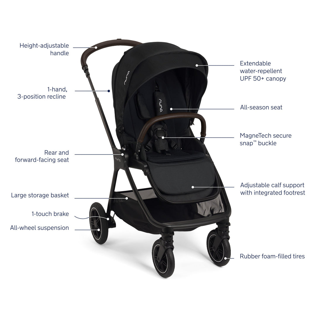 Nuna TRIV Next Stroller + PIPA Urbn Travel System - (Available Mid June)