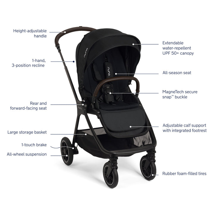 Nuna TRIV Next Stroller + PIPA Urbn Travel System - (Available Mid June)