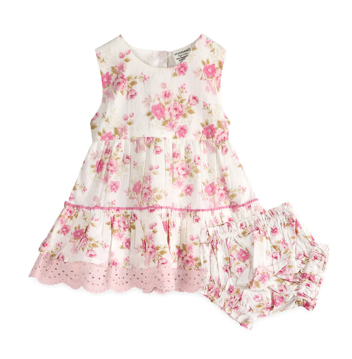 Camille Floral Dress - Pink Floral