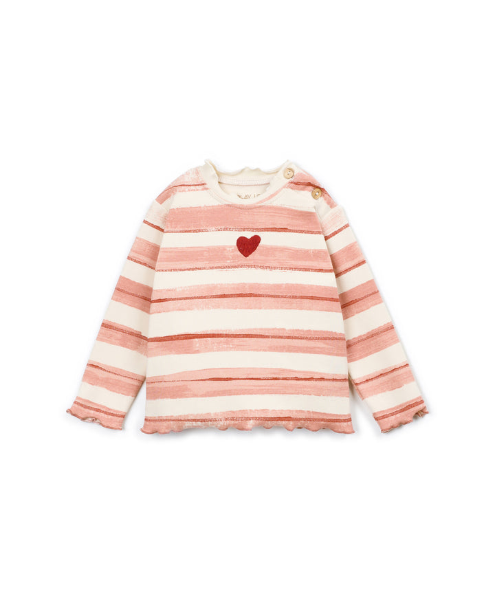 Printed Rib LS T-Shirt - E799N