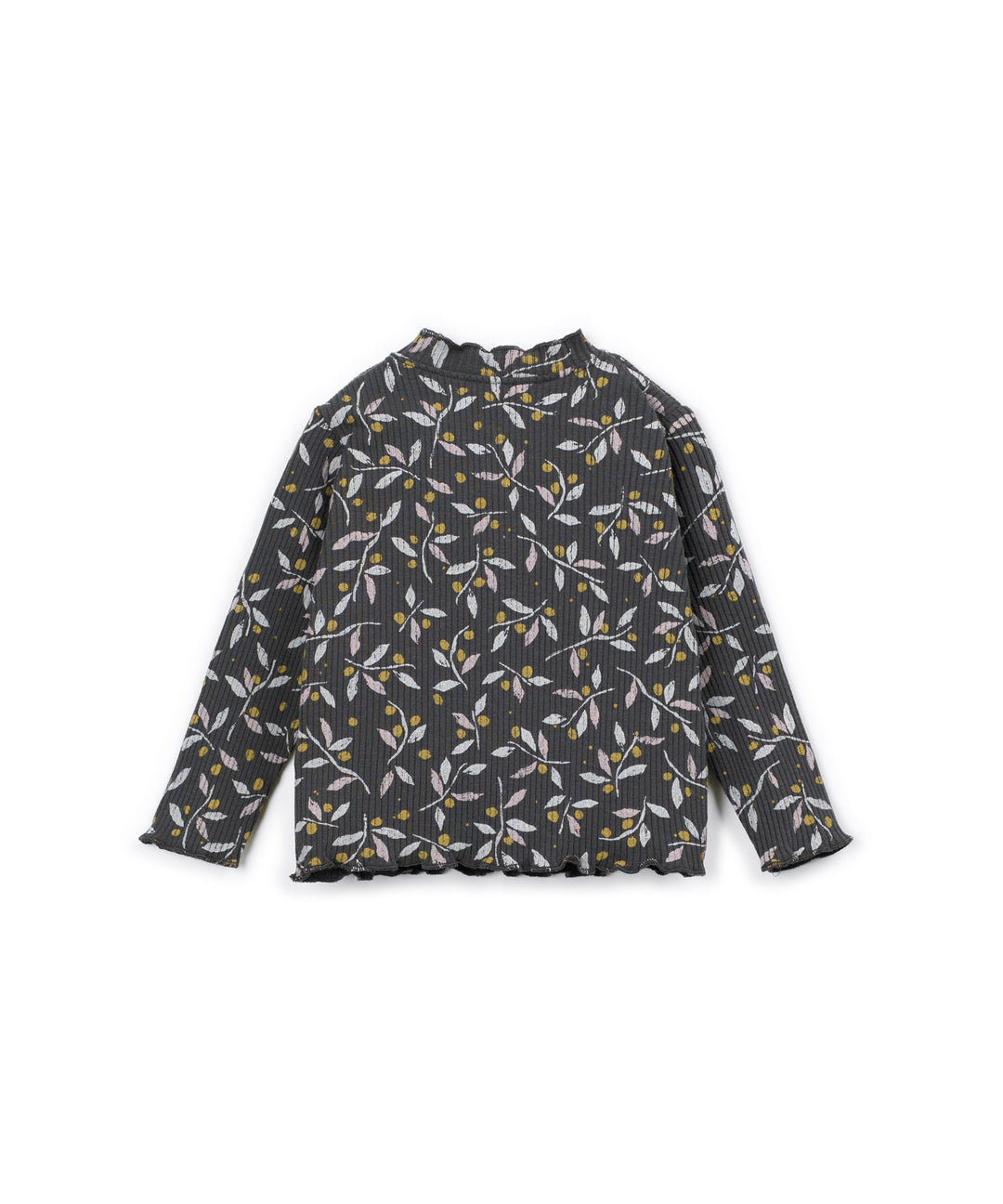 Printed Rib LS T-Shirt - E826G