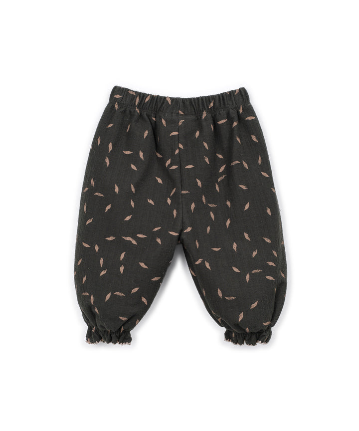 Printed Fleece Trousers - E829G