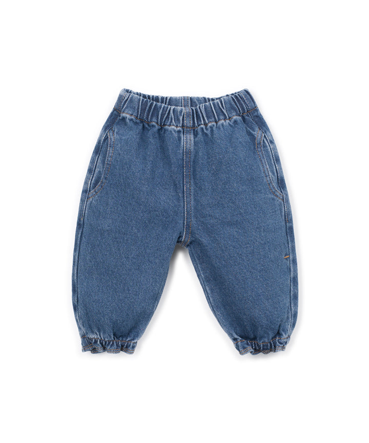Denim Trousers - Blue Denim