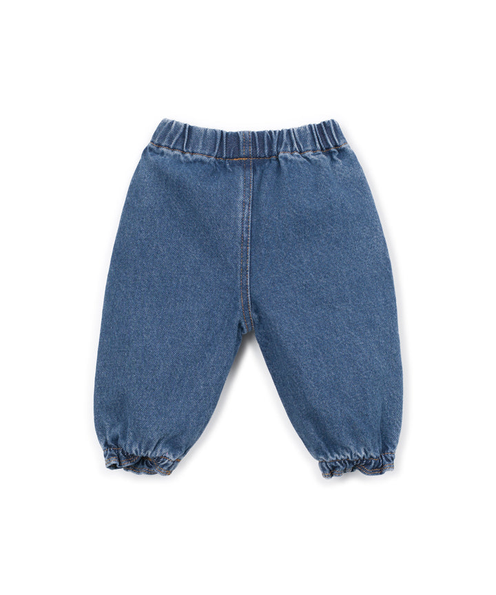Denim Trousers - Blue Denim