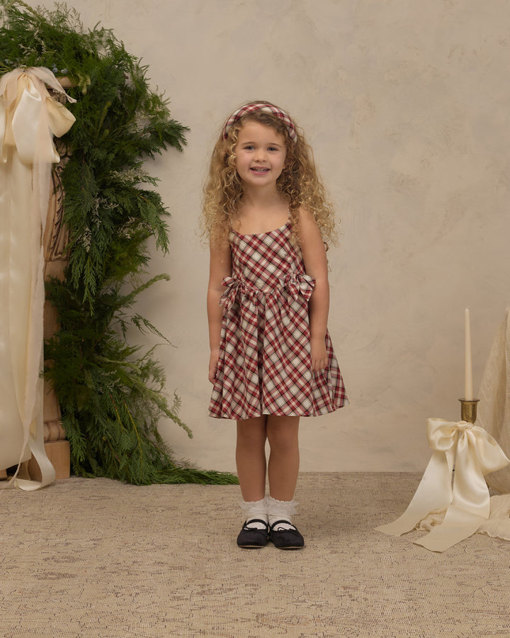 Betsy Dress - Holiday Tartan