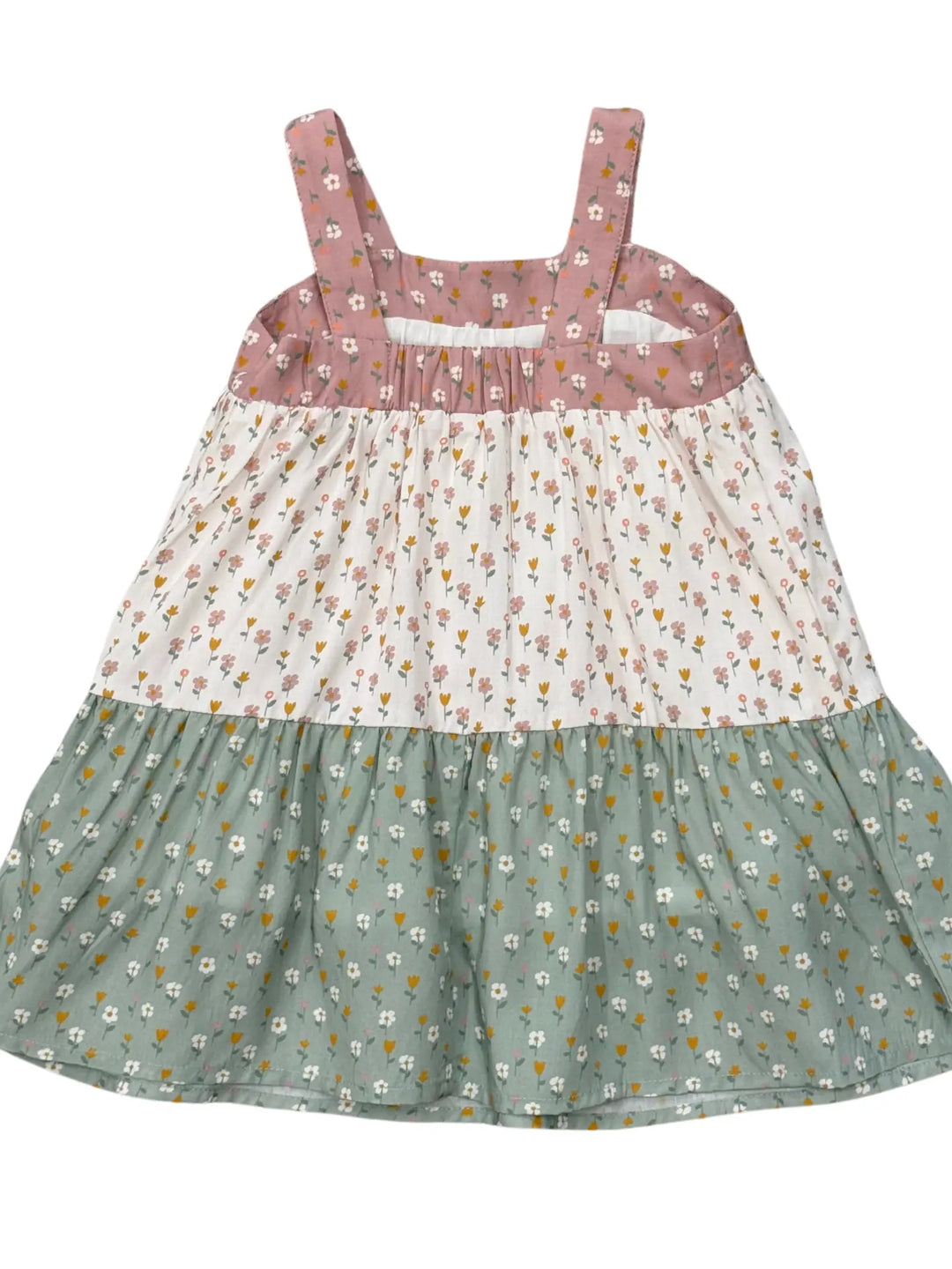 Wide Strap Dress - Multi Daisy