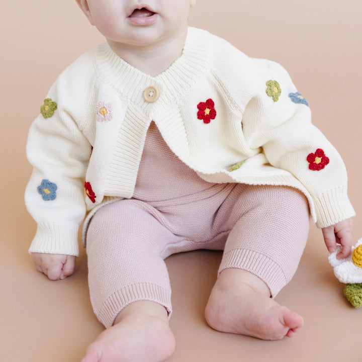 Cotton Flower Cardigan