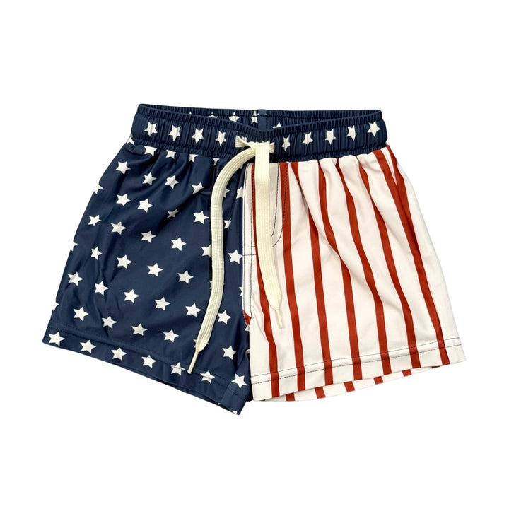 Swim Shorts - American Flag