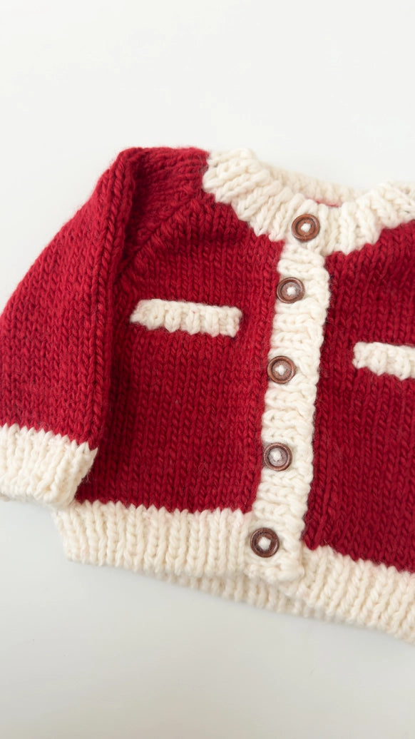 Coco Cardigan Santa Christmas Holiday Love
