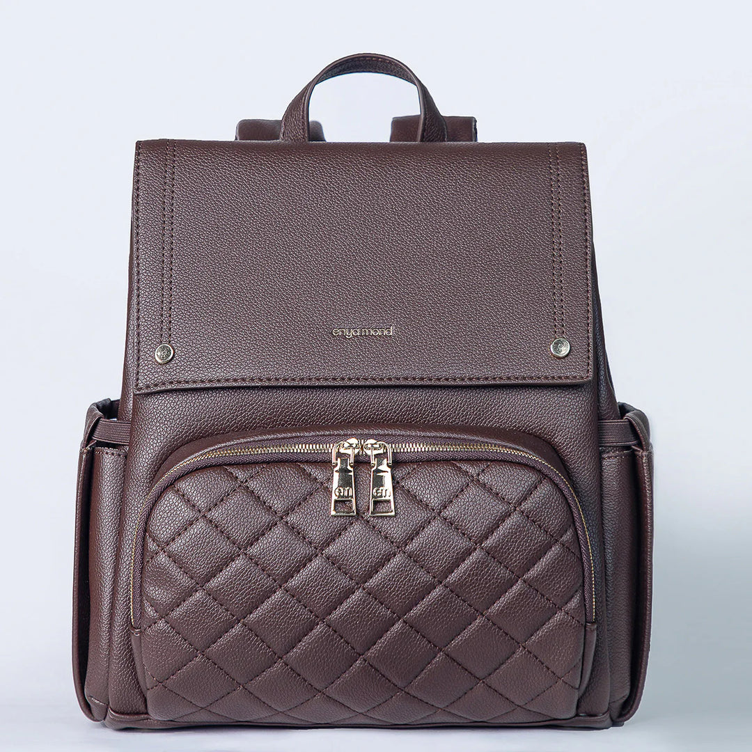 Lunette Diaper Bag - Brunette