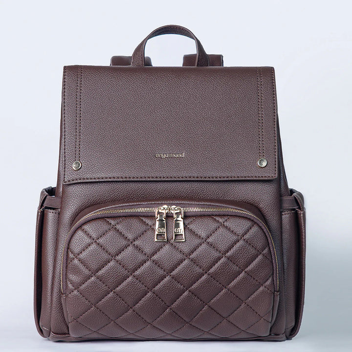Lunette Diaper Bag - Brunette