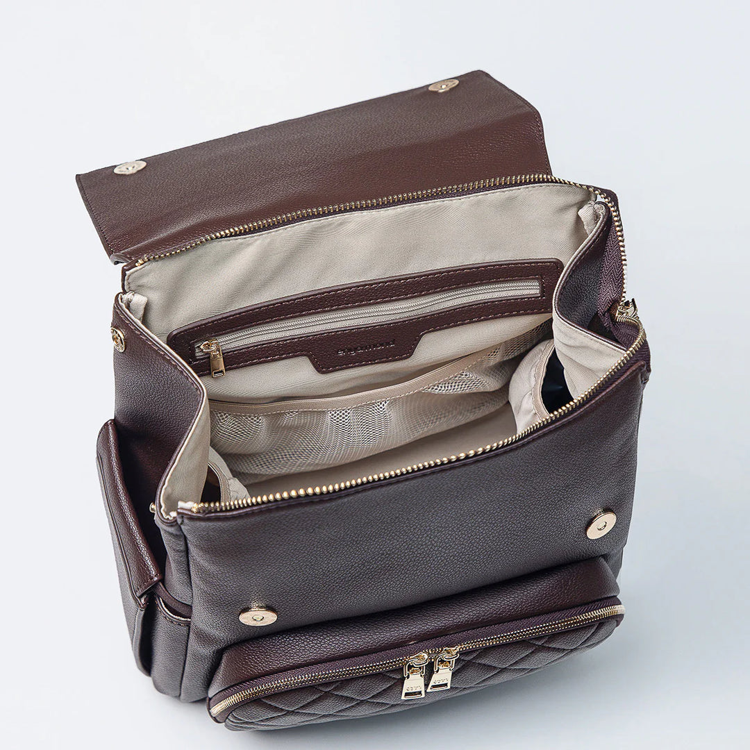Lunette Diaper Bag - Brunette