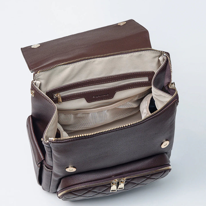 Lunette Diaper Bag - Brunette