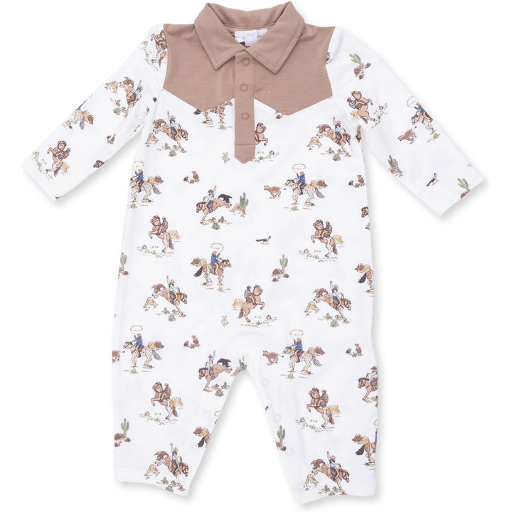 Angel Dear Horse Wrangler Long Sleeve Cowboy Romper