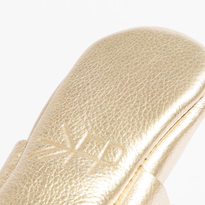 Soft Sole Baby Moccasin - Platinum Knotted