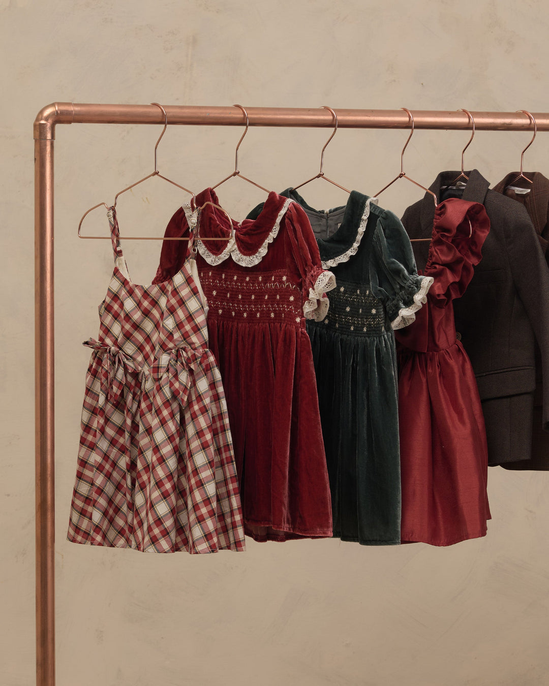 Betsy Dress - Holiday Tartan