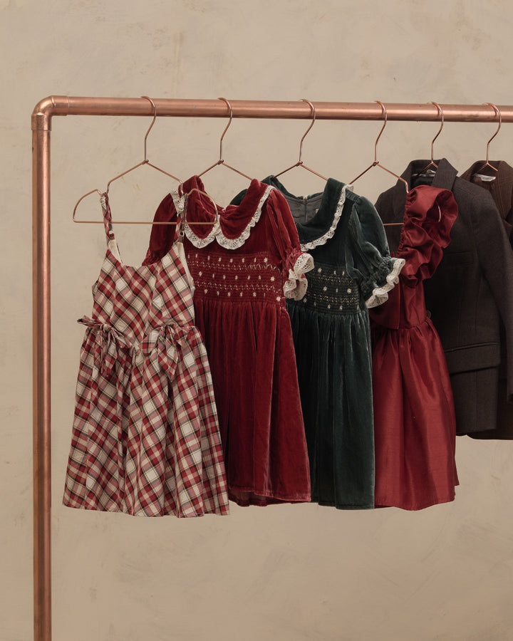 Betsy Dress - Holiday Tartan