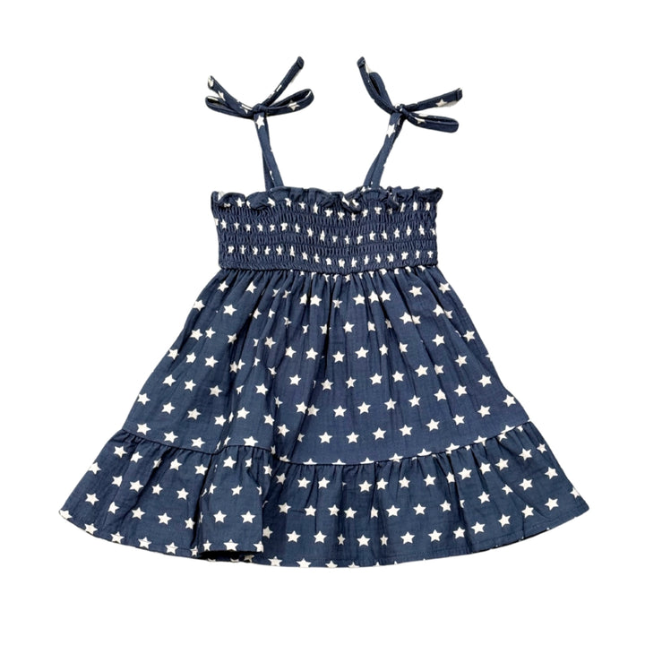 Tiered Mini Dress Stars