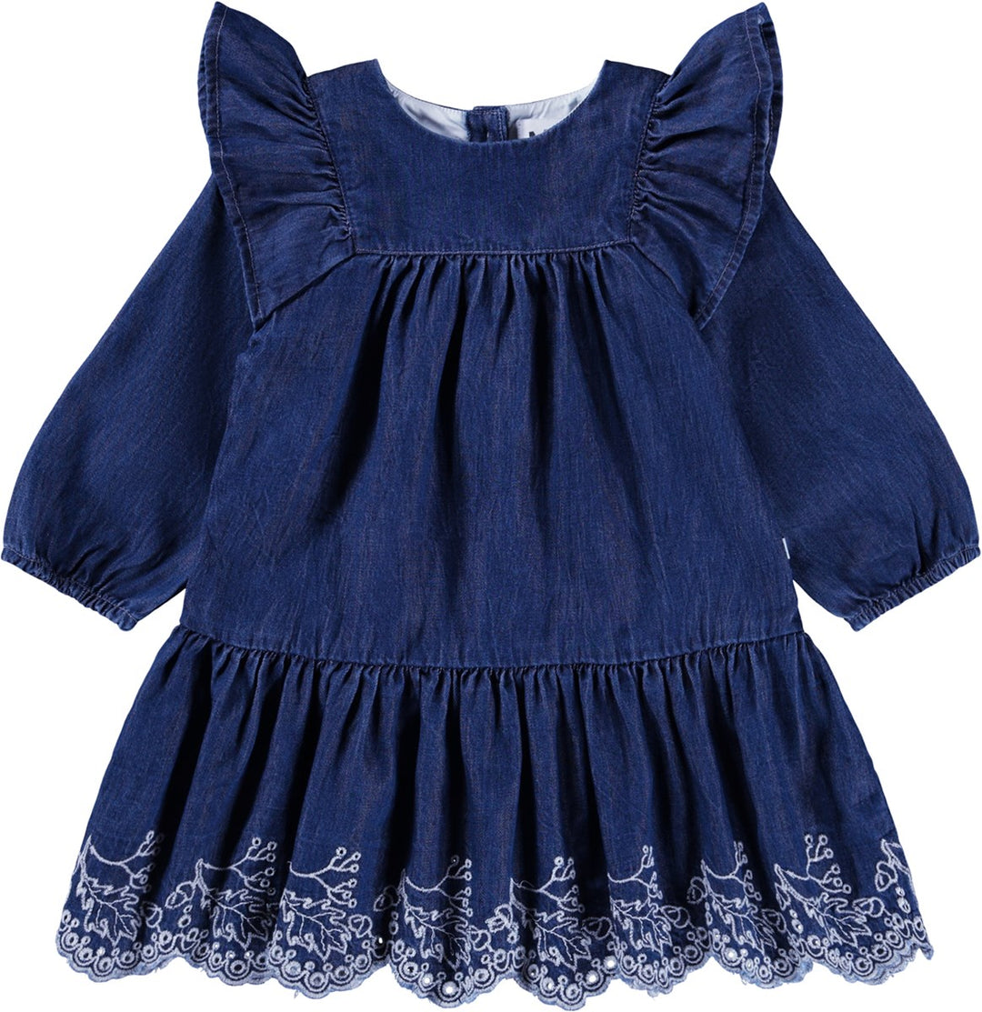 Caras Dress - Oak Embroidery
