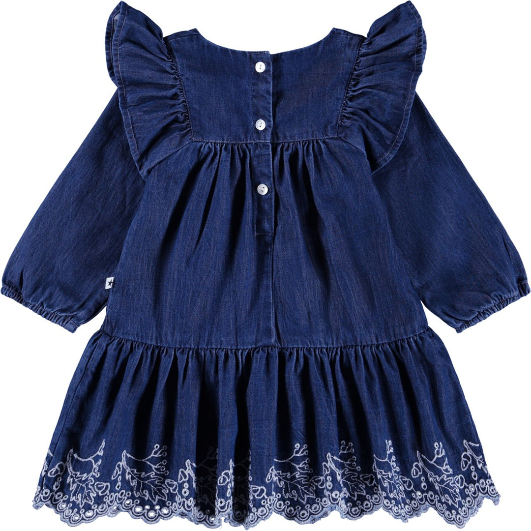 Caras Dress - Oak Embroidery