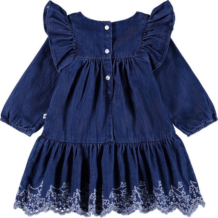 Caras Dress - Oak Embroidery