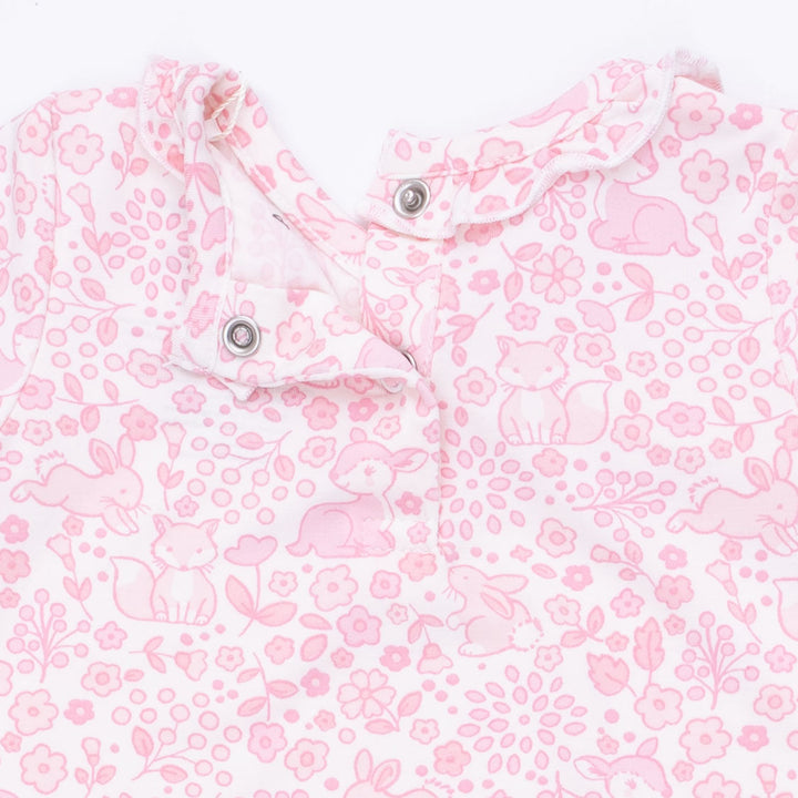 Angel Dear Baby Woodland Kimono Gown & Knot Headband