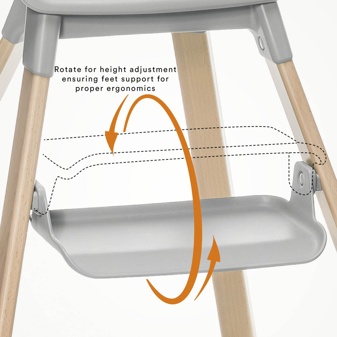 stokke clikk high chair dimensions Stokke Clikk High Chair Black / Warm Brown