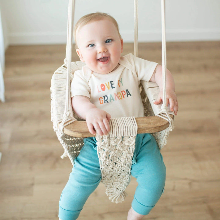 Love My Grandpa Organic Bodysuit